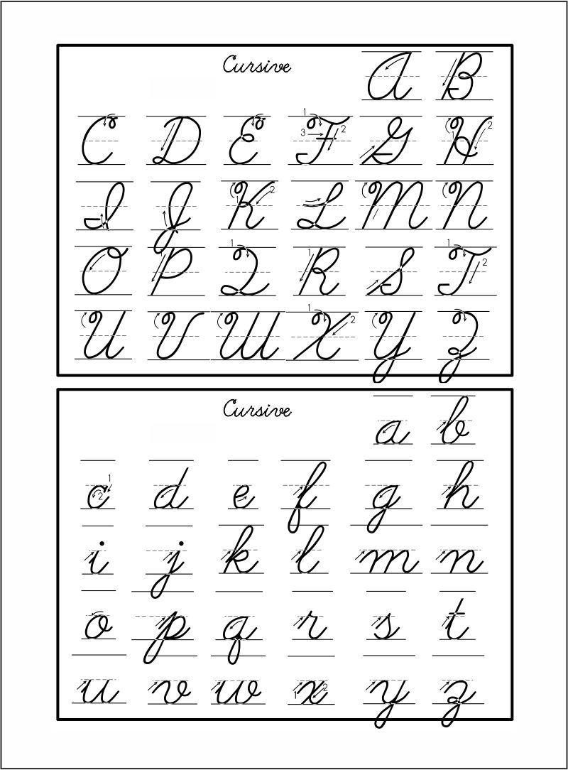 5 Best Cursive Lower Case Letters Printables Printablee