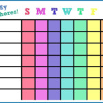 5 Free Chore Chart Templates Word Excel PDF Formats