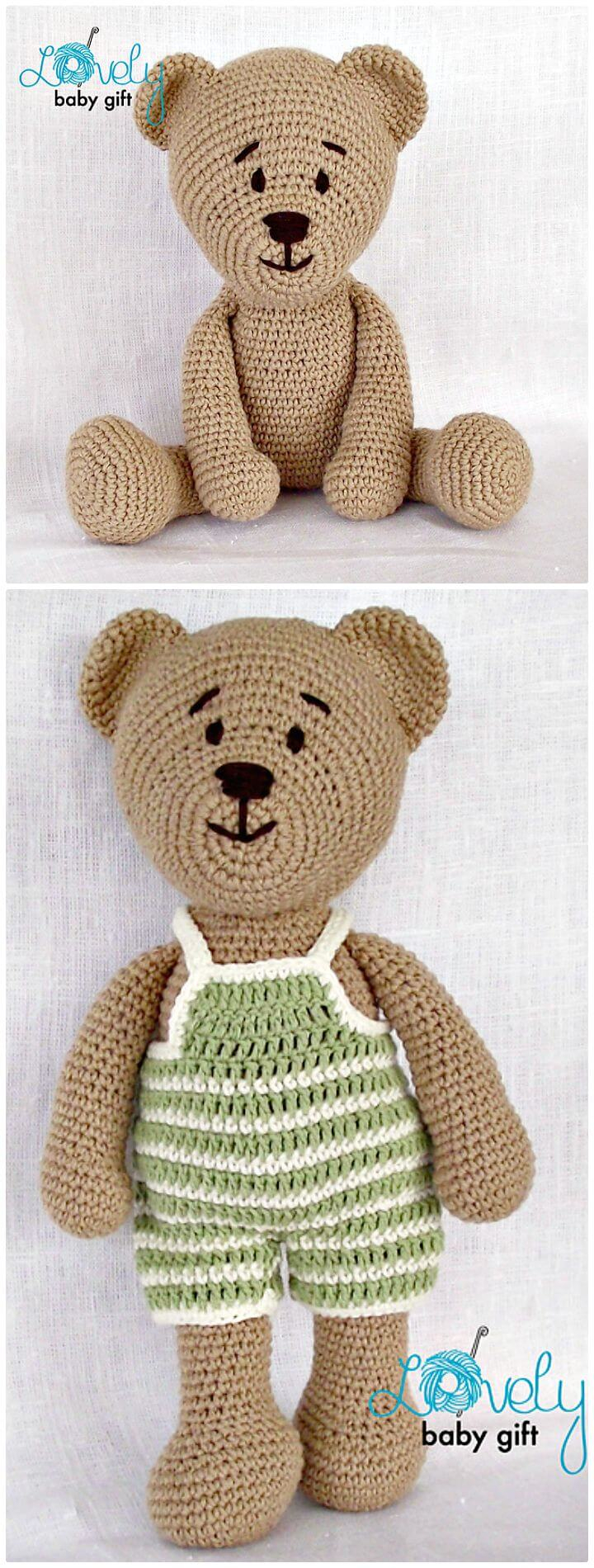 50 Free Crochet Teddy Bear Patterns DIY Crafts