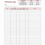 56 Daily Blood Pressure Log Templates Excel Word PDF