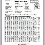 6 Geometry Vocabulary Crossword Puzzles KittyBabyLove