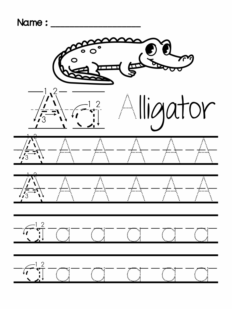 7 Best Preschool Writing Worksheets Free Printable Letters 