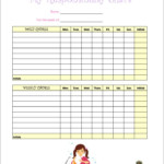 7 Kids Chore Chart Templates Free Word Excel PDF