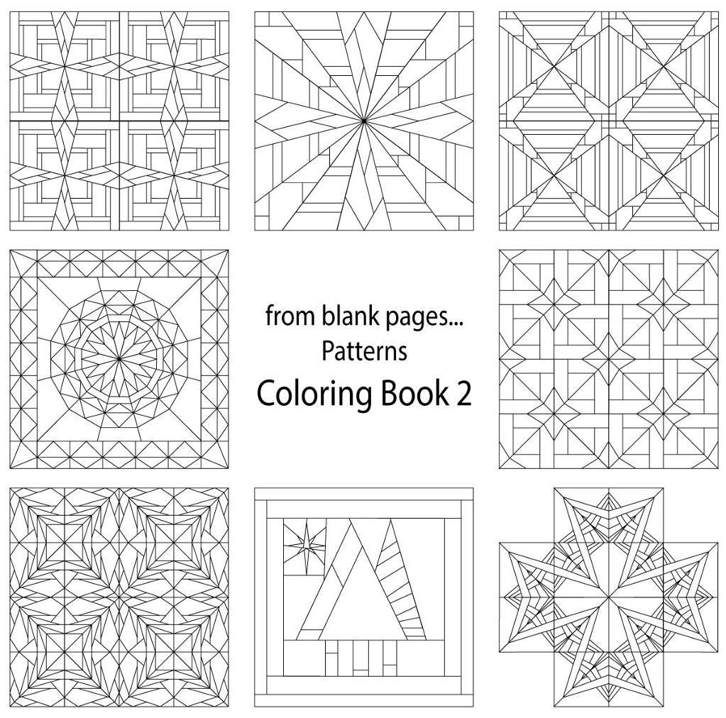  7 Name Quilting From Blank Pages Pattern Coloring 