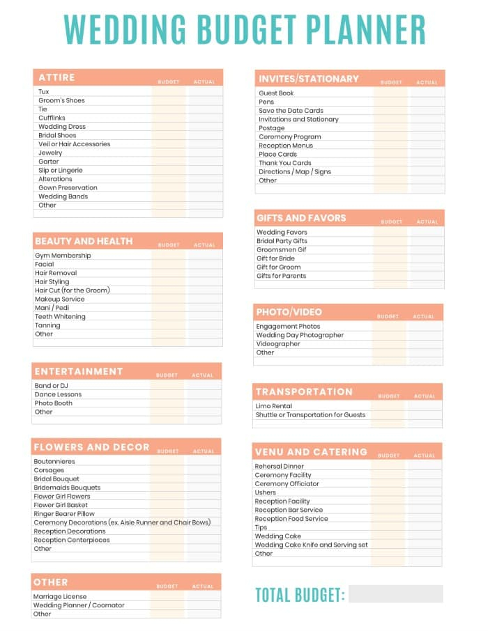 8 FREE Printable Budget Templates To Plan Your Spending
