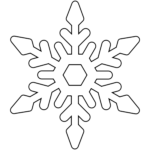 8 Free Printable Large Snowflake Templates Simple Mom