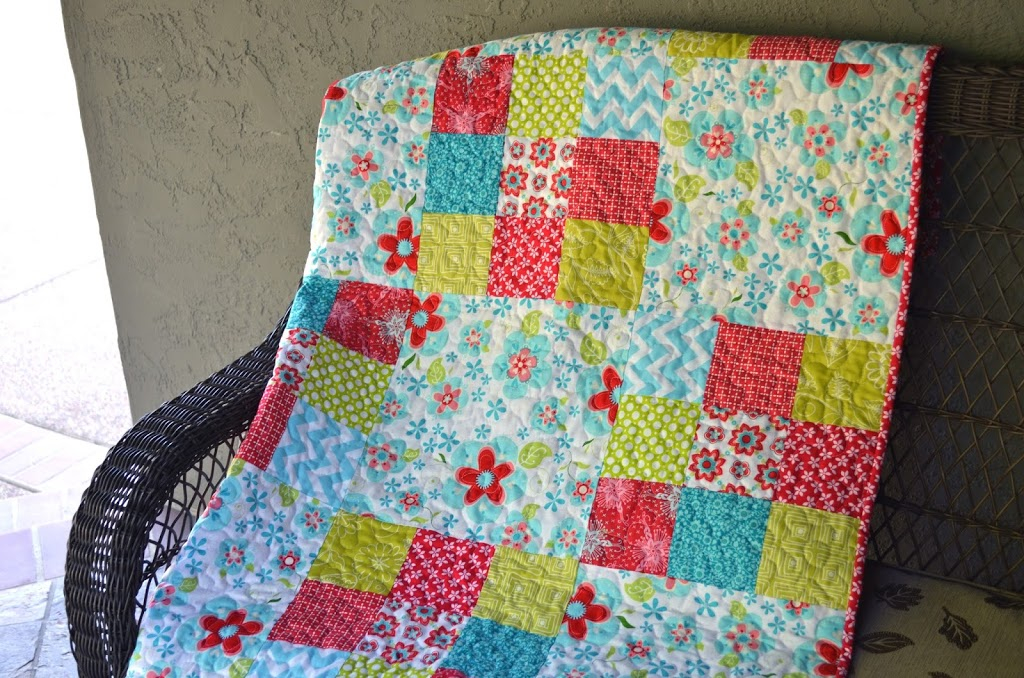 9 Patch Big Block Quilt Tutorial