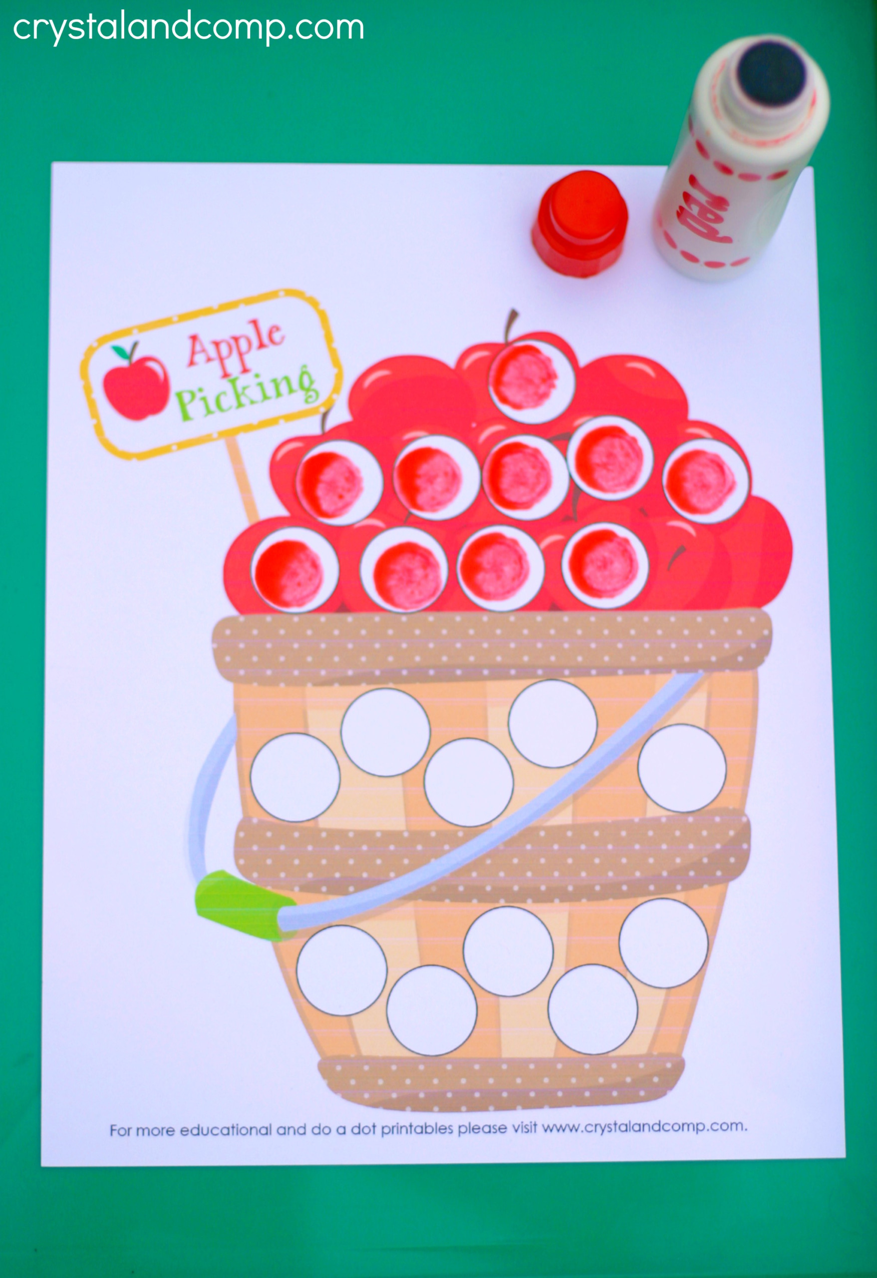 A Is For Apple Preschool Worksheets