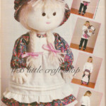 Adorable Rag Doll Sewing Pattern Doll Is 50cm Tall Instant