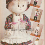 Adorable Rag Doll Sewing Pattern Doll Is 50cm Tall Instant