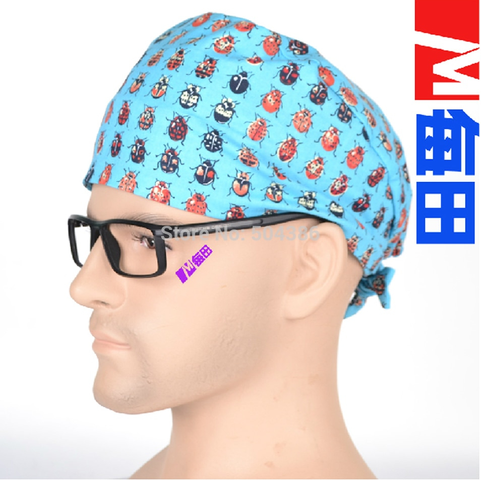 Aliexpress Buy Men Surgical Scrub Caps With Spiders 