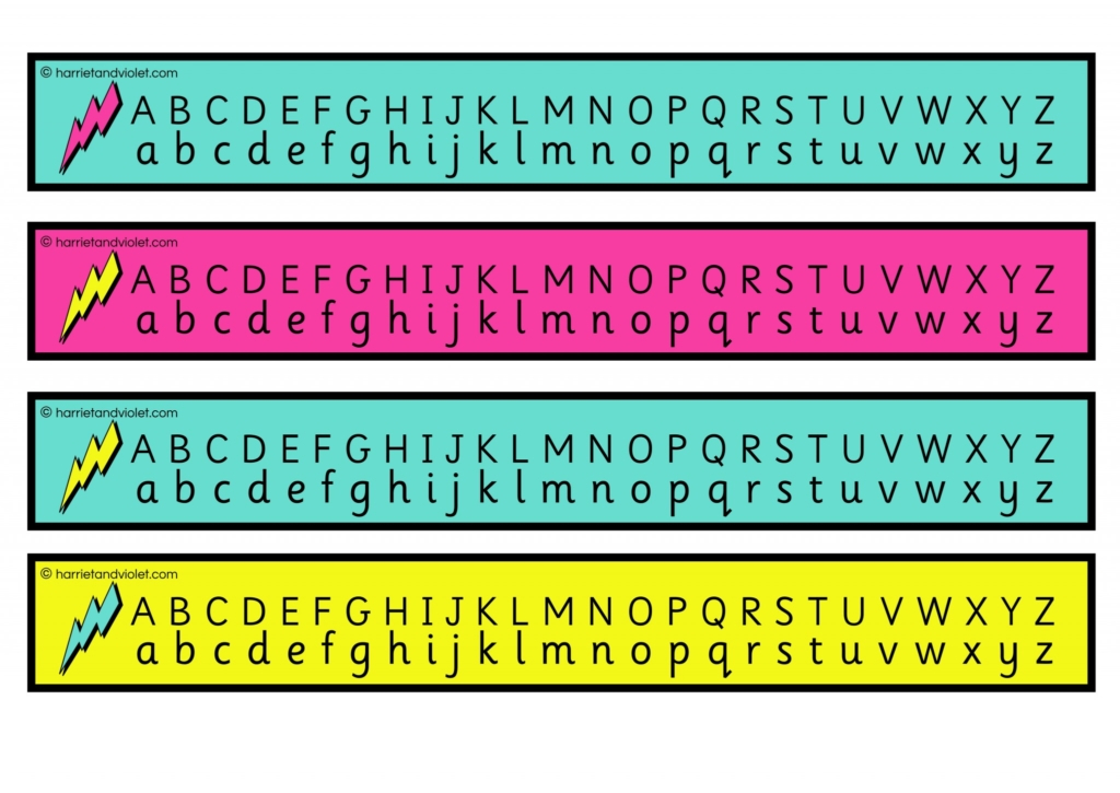 Alphabet Strip Page 2 Free Teaching Resources Print 