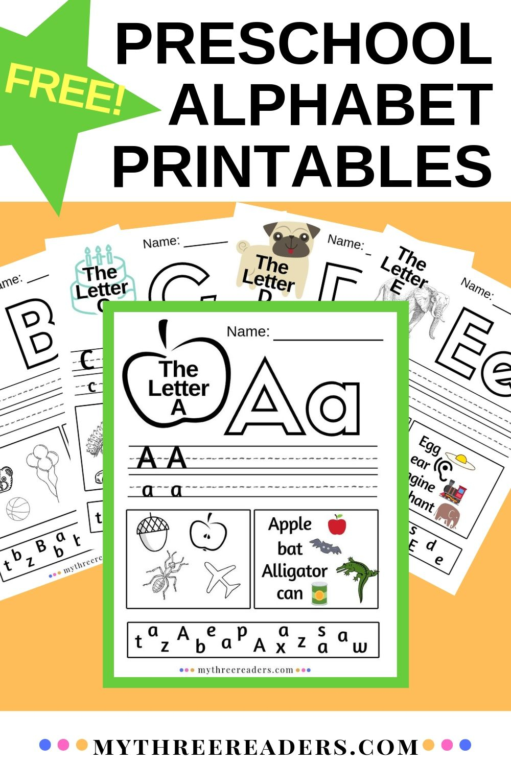 Alphabet Worksheets A Z ABC Printables For Preschool