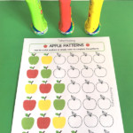 Apple Patterns Do A Dot Activity Totschooling Toddler