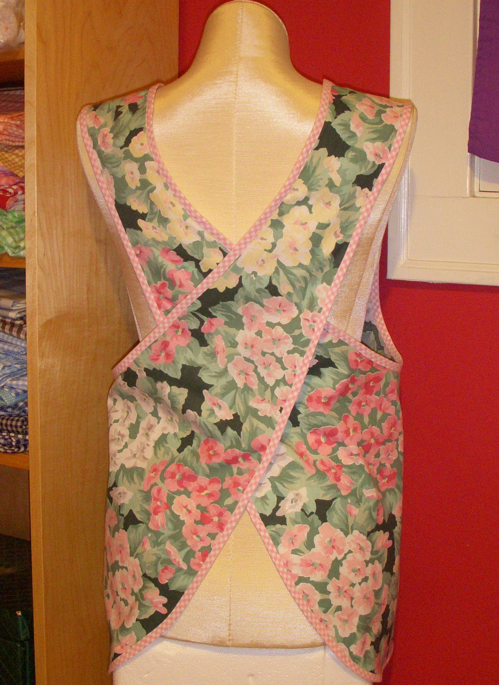 Apron Challenge Week 6 Cross Back Smock My Own Design