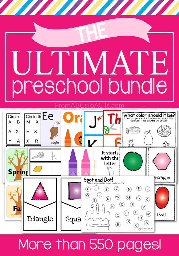 Back To School MEGA Bundle Totschooling Toddler 