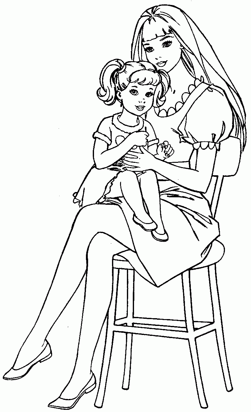 Barbie Coloring Pages