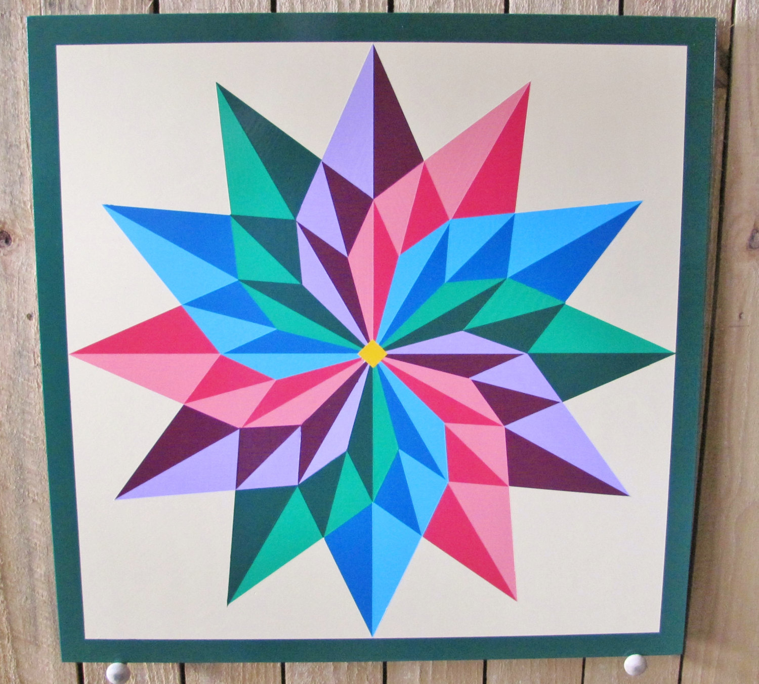 Barn Quilt Pinwheel Pattern 24x24