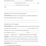 Basic Rental Agreement In A Word Document For Free