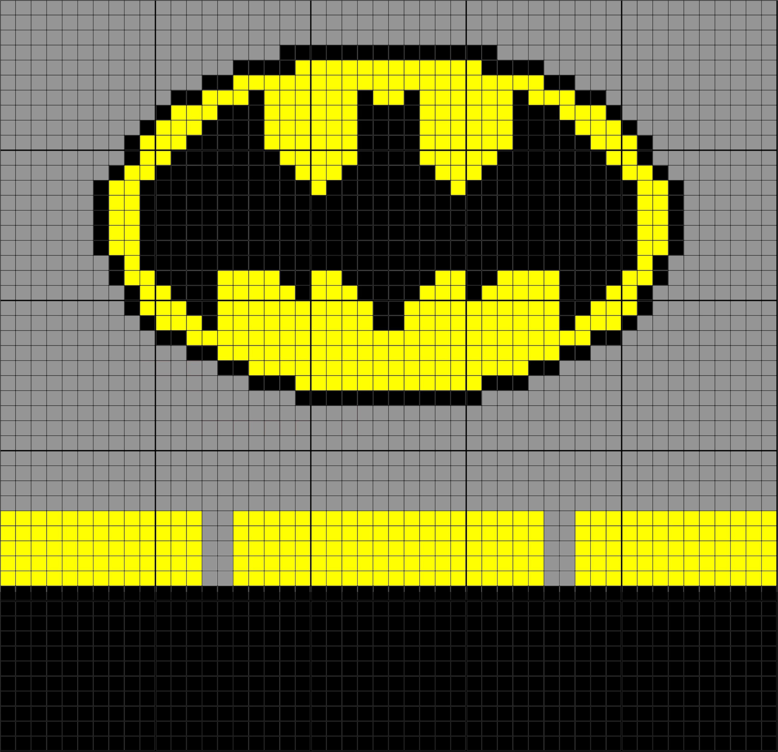 Batman Inspired Uniform 50 X 50 C2C Graph Graphgan 