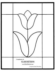 Beginner Stained Glass Patterns Printable Stained Glass 