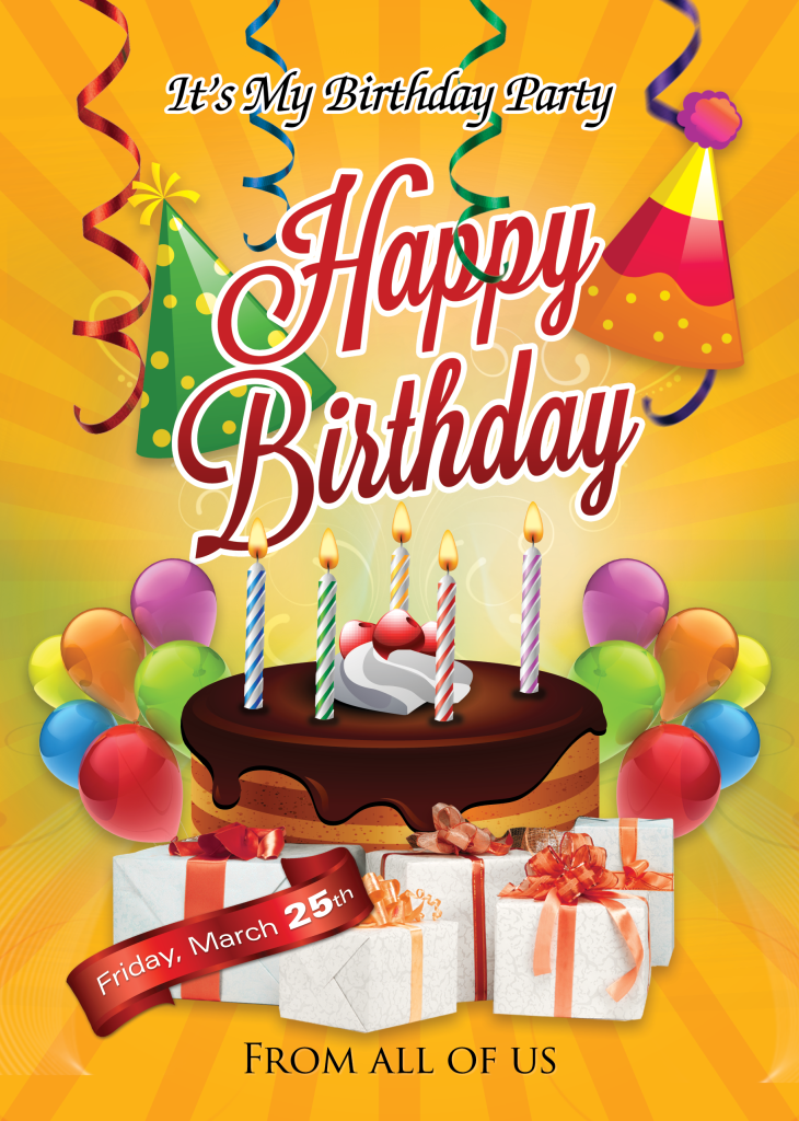 Birthday Flyer Template Photoshop CS6 Free Flyer Templates