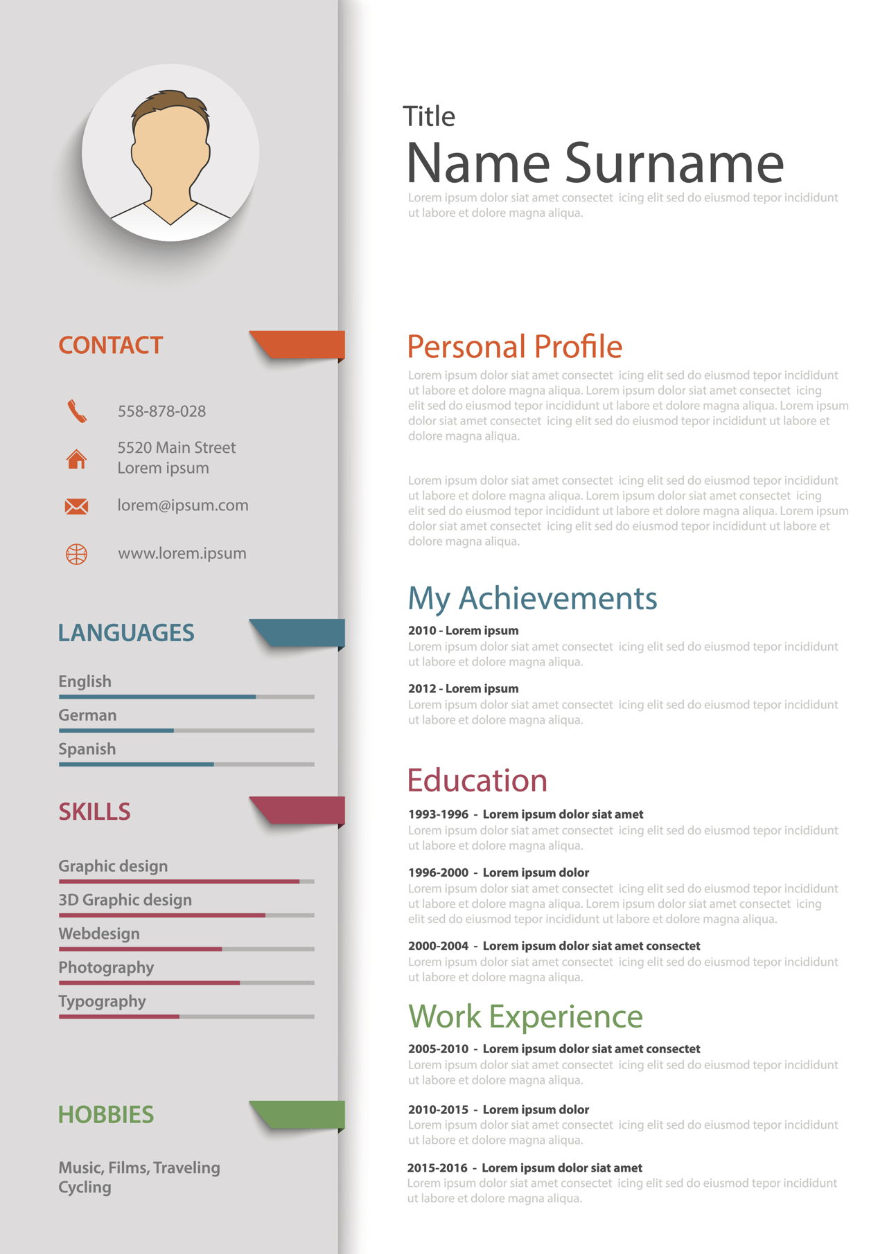 Blank Resume Forms Free Printable Resume Templates