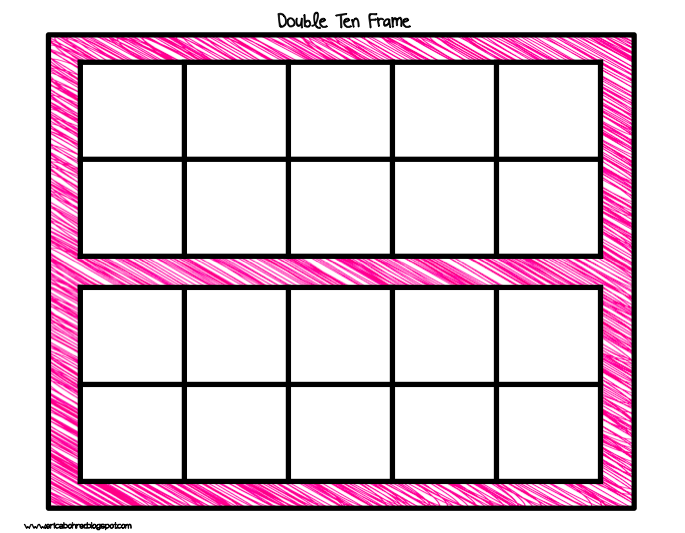 Blank Ten Frame Free Template ClipArt Best