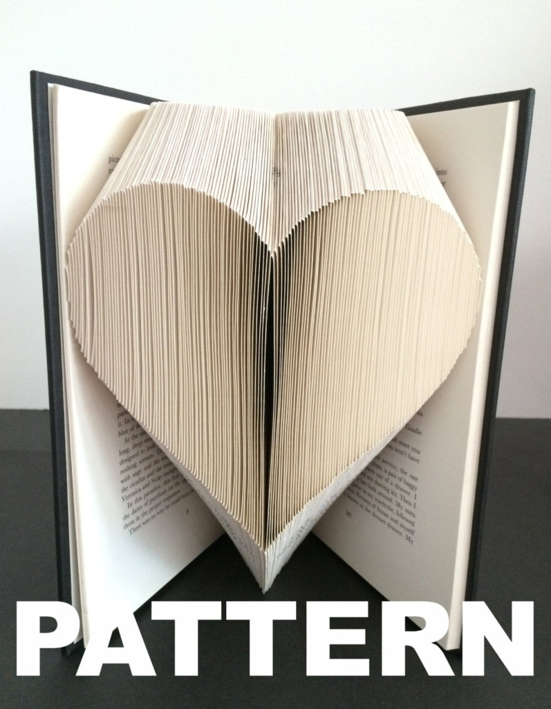 Book Folding Pattern Heart Free Instructions Great For