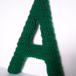 Capital A Alphabet Letter Crochet Pattern Laura S Left Hook