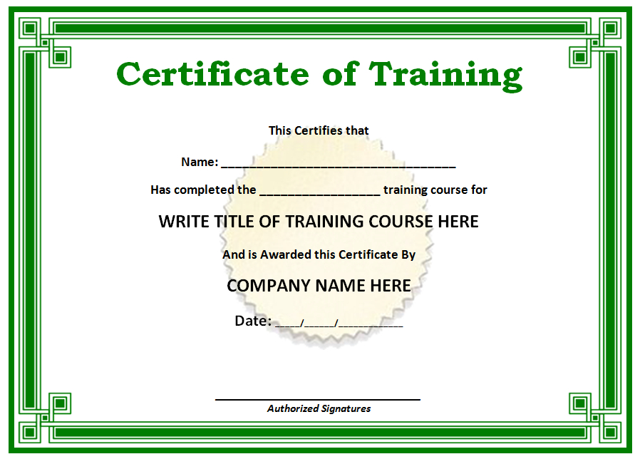 Certificate Template Free Printable Certificates