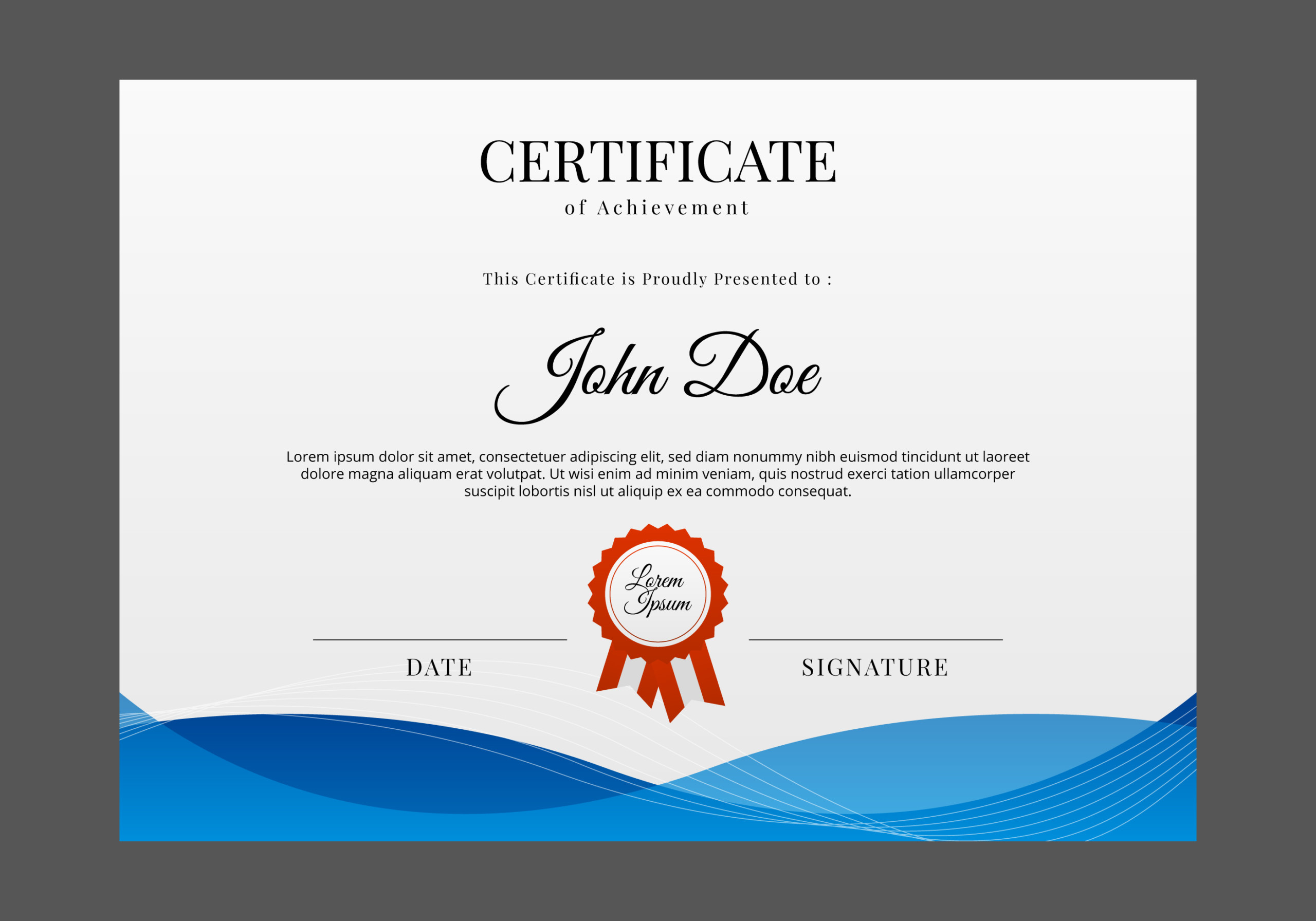 Certificate Templates Free Certificate Designs