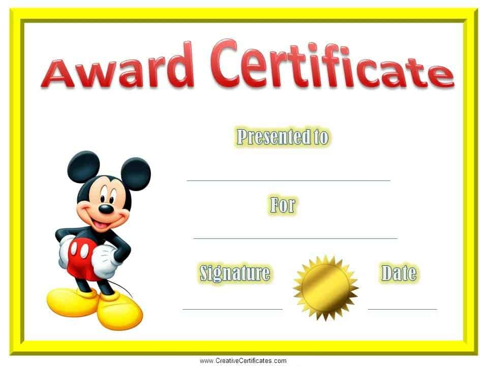 Certificates For Kids Free And Customizable Instant 