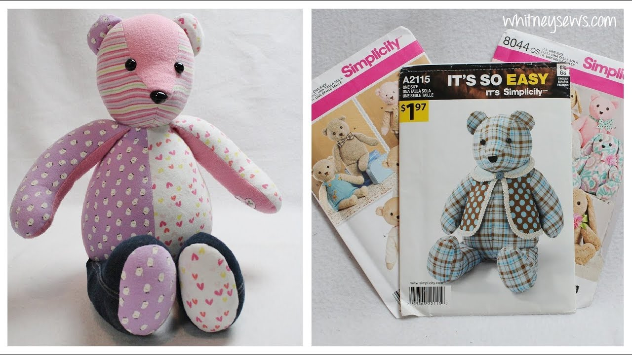 Choosing The BEST Memory Bear Pattern Memory Bear Sewing 