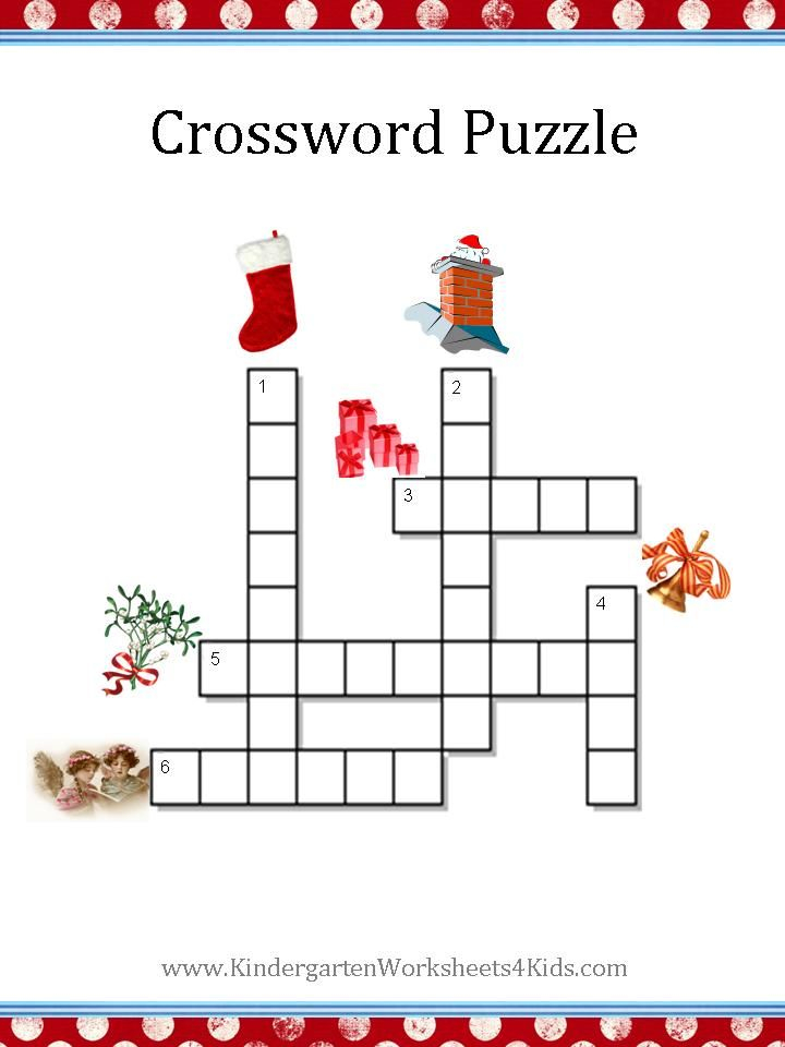 Christmas Crossword Puzzle Christmas Crossword Puzzles 