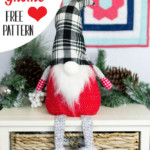 Christmas Gnome Free Sewing Pattern SewCanShe Free