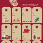 Christmas Labels Print Out These Christmas Gift Tags