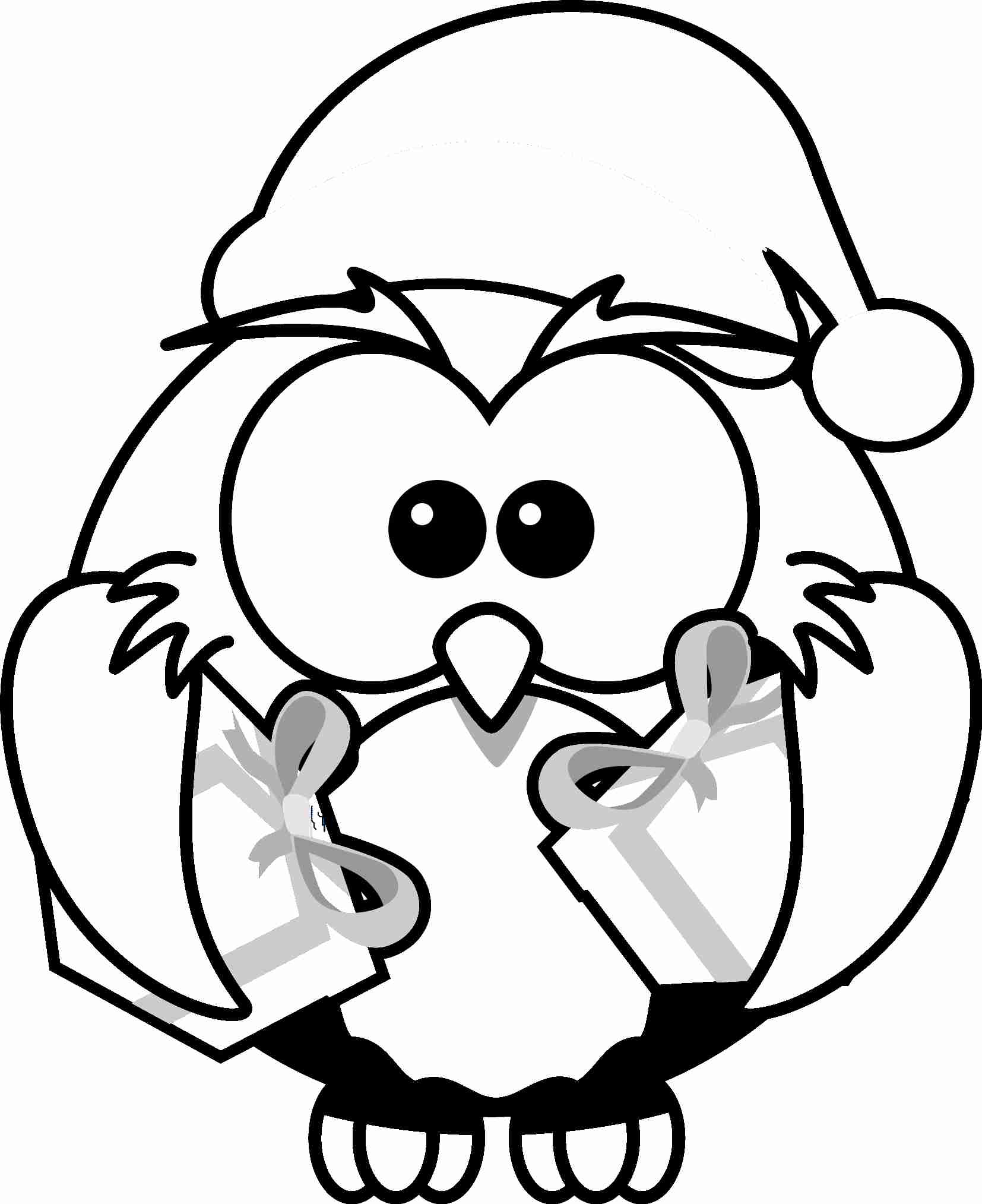 Christmas Penguin Coloring Pages Printable Coloring Home