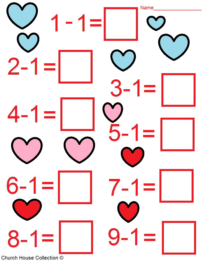Church House Collection Blog Valentine s Day Math 