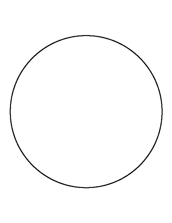 Circle Pattern Use The Printable Outline For Crafts 