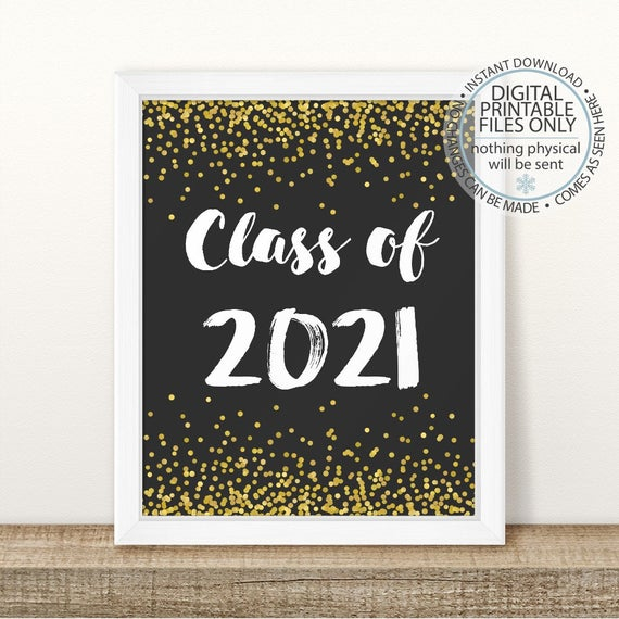 Class Of 2025 Graduation Sign Senior Pictures Photo Prop 