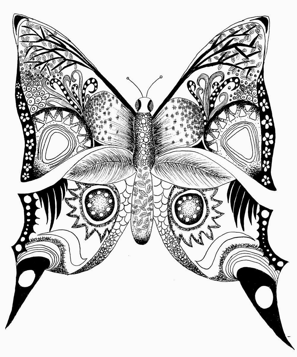Coloring Pages Butterfly Free Printable Coloring Pages 