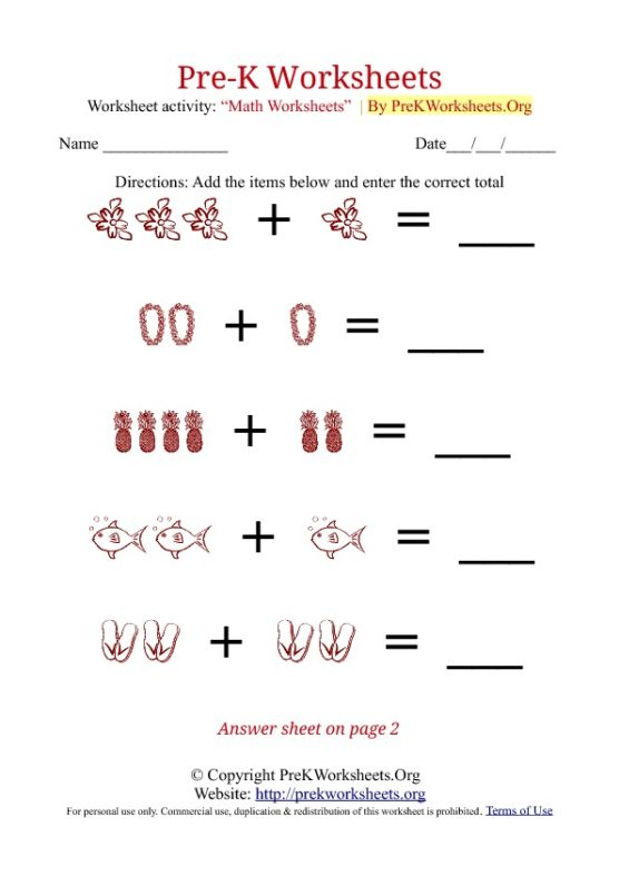 Coloring Pages Color Worksheets For Pre K 101 Coloring 