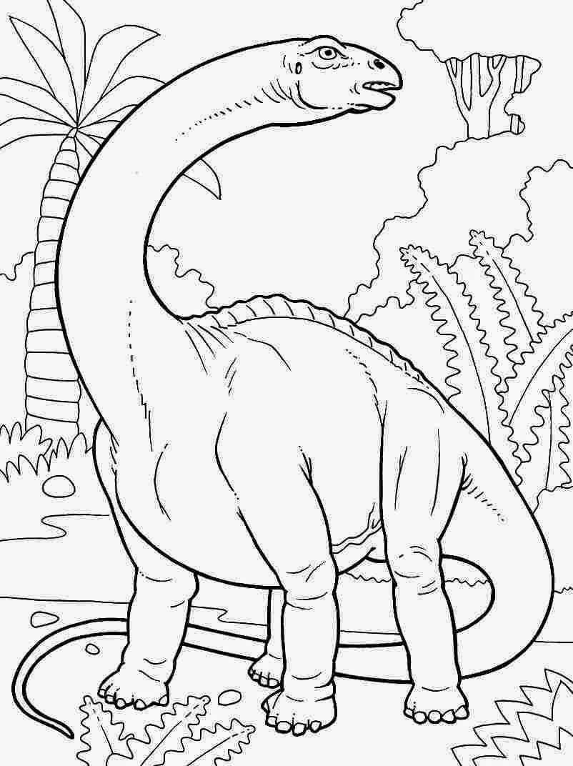 Coloring Pages Dinosaur Free Printable Coloring Pages