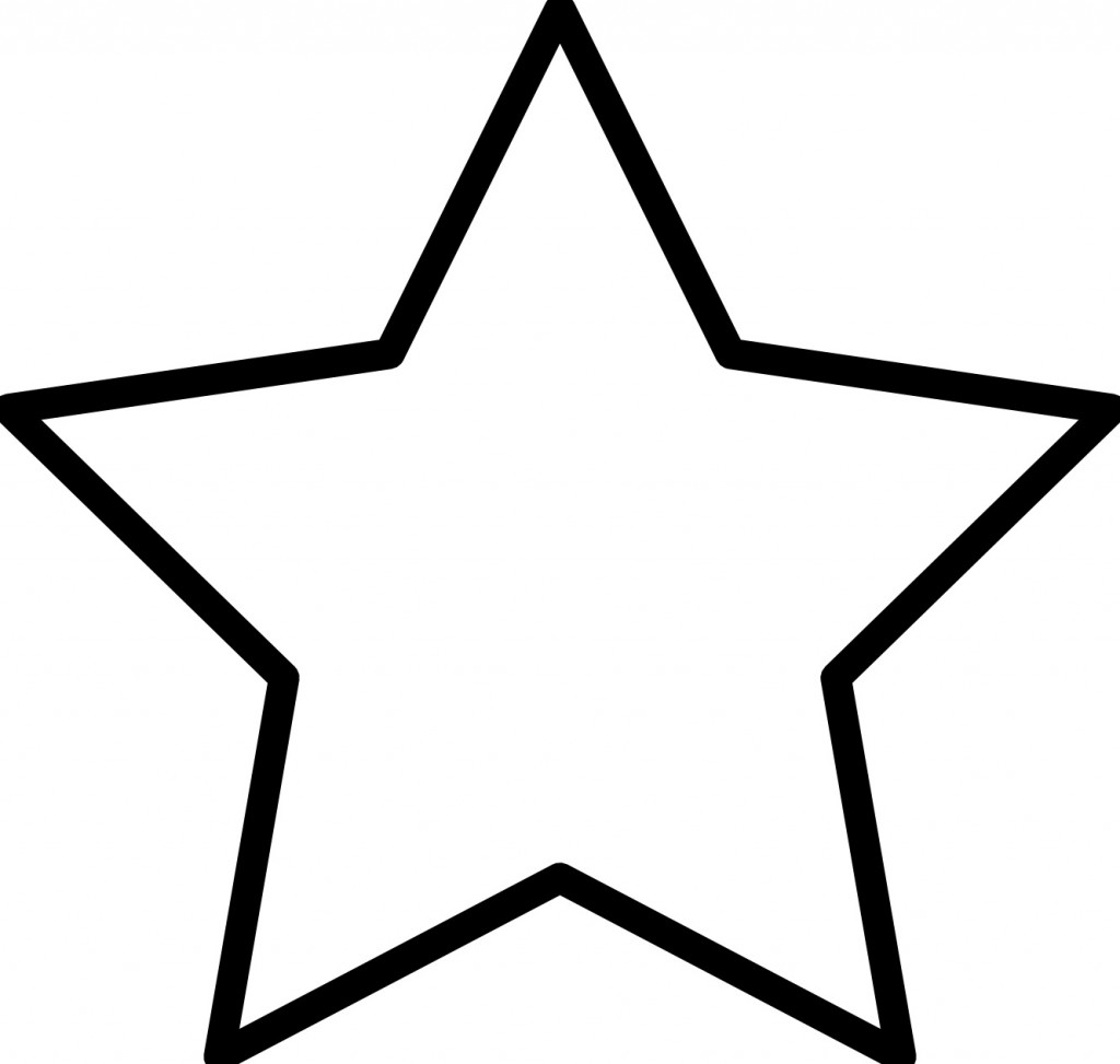 Colouring Pages Of Star Clip Art Library