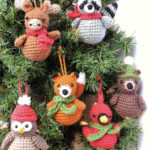 Crochet Christmas Ornament Pattern Woodland Animal Crochet