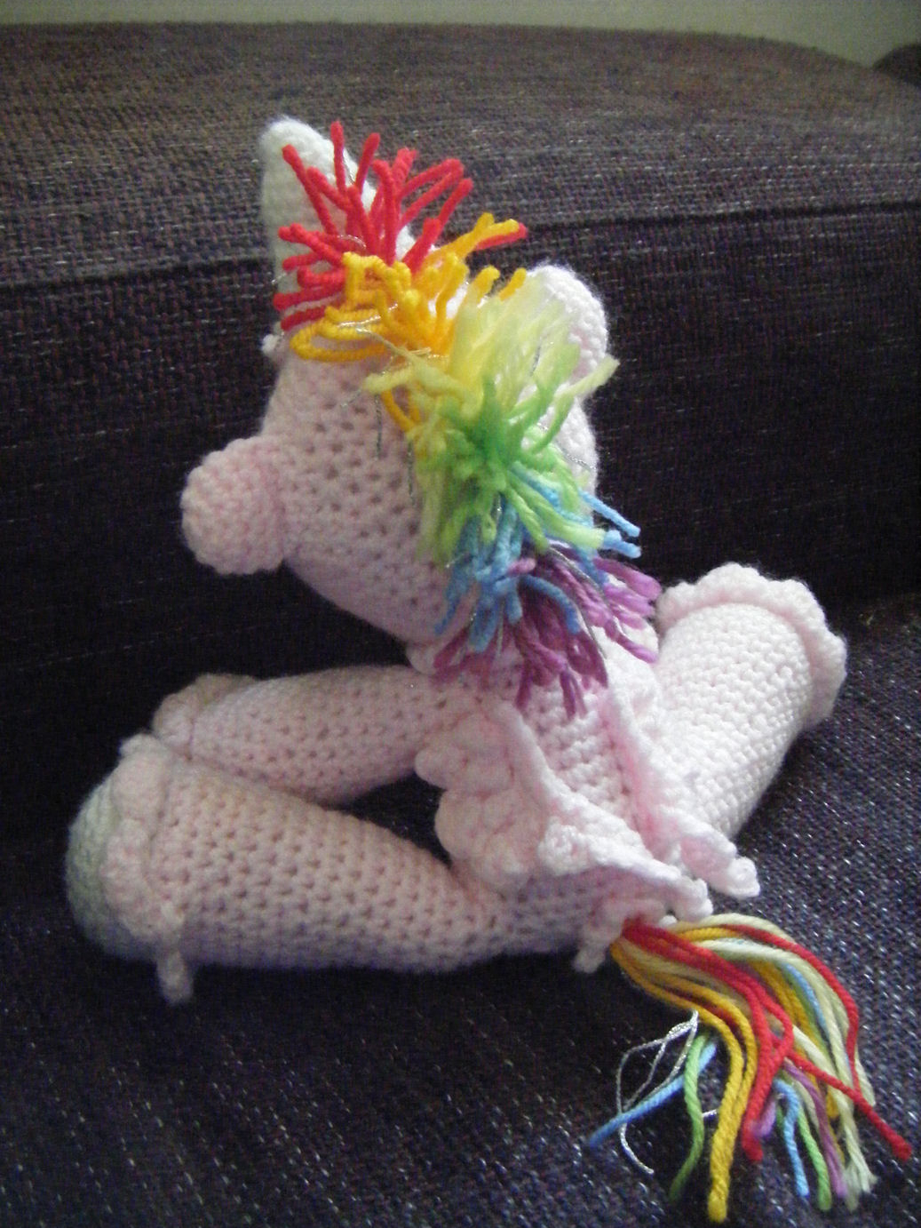 Crochet Unicorn 2 With Wings Free Ravelry Pattern 