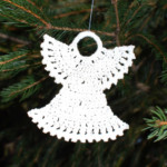 Crocheted Christmas Ornaments Petals To Picots