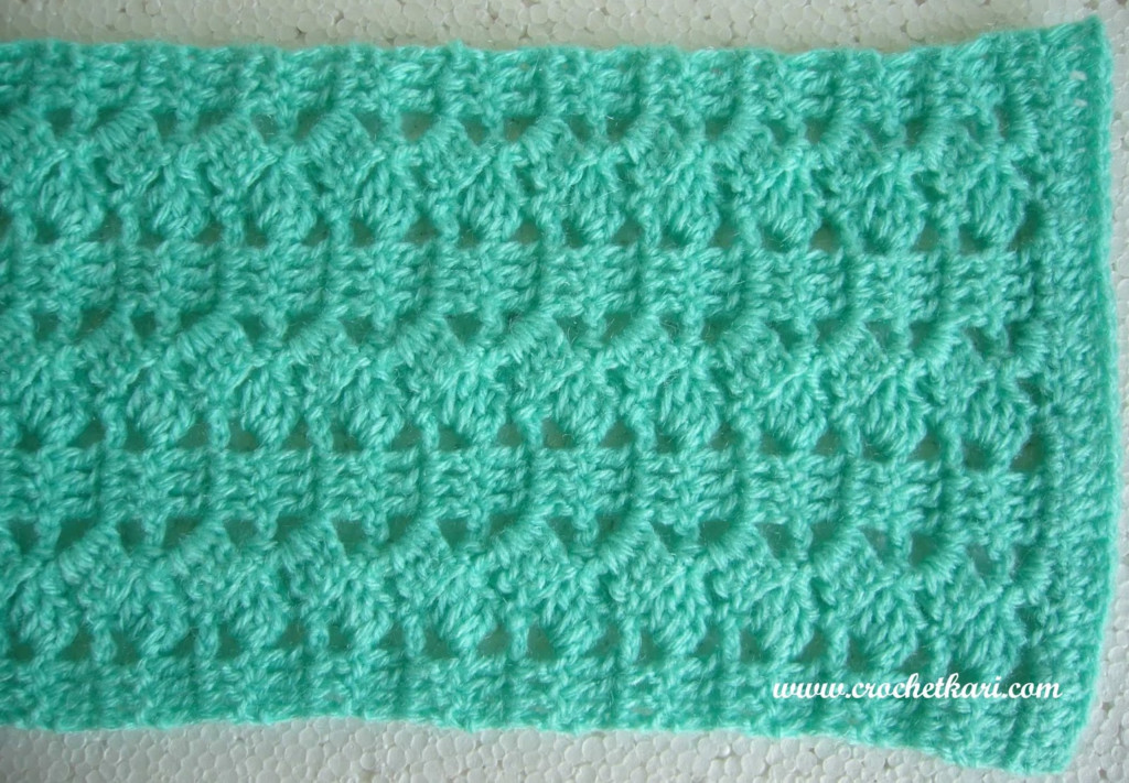 Crochetkari Free Crochet Pattern Slant N Stripe Scarf