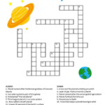Crossword Puzzles For Kids Solar System For Kids Solar